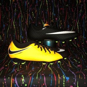Hypervenom Phelon 3 FG Cleats Laser Orange/Black